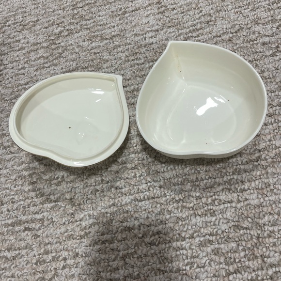 Mikasa candy dish ivory bone China with gold accent - Picture 3 of 3